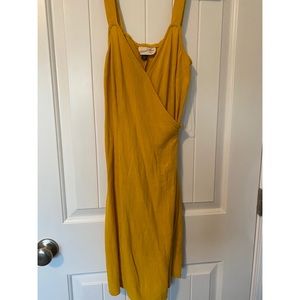 Mustard Wrap Dress